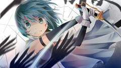 Swords mahou shoujo madoka magica miki sayaka