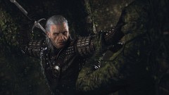 Swords the witcher artwork video games geralt of rivia