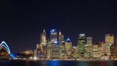 Sydney Australia sydney opera house cityscape night City Lights