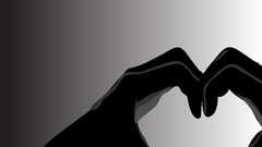 Symbol Hearts Candles