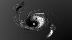 Symbol yin-yang grayscale