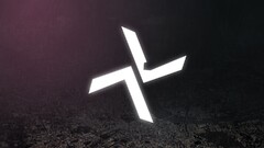 Symbols digital art logo rain aerial view cityscape dark