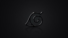 Symbols monochrome naruto shippuden Konoha