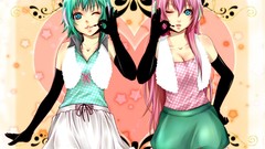 Synthesizer happy vocaloid megurine luka