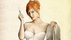 Syringe models christina hendricks redheads boobs