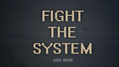 System Typography font fight