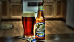 Tables bottles irish depth of field beers Sam Adams