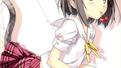 Tails blue eyes school