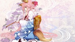 Tails dress pink hair