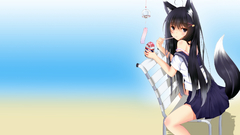 Tails food skirts nekomimi