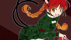 Tails touhou redheads long