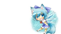 Tails touhou wings white
