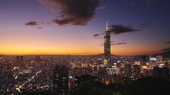 Taipei cityscapes taipei 101 city skyline
