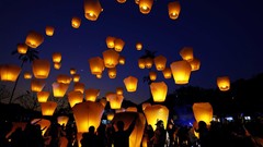 Taiwan lanterns bing chinese lantern hot air balloons