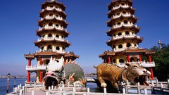 Taiwan pagodas