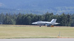 Takeoff air force F-18 f-18 hornet cf-18 fighter jets RCAF