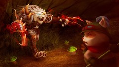 Tall grass League of Legends rengar teemo