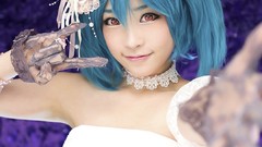 Tamia macross frontier lee ranka cosplay wedding dresses
