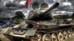 tank hdr military t 34 85 military vehicle vehicle flag