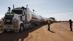 Tankers Road train Australia