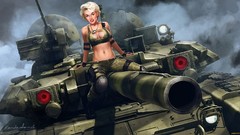 Tanks artwork boobs fantasy art Monroe t90