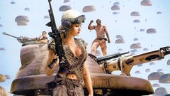 Tanks Mercenaries parachute