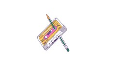 Tape cassette minimalistic