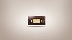 Tape cassette minimalistic vhs