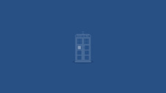 tardis Doctor Who blue background police boxes science fiction