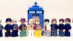 Tardis Doctor Who Legos