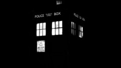 Tardis monochrome Doctor Who