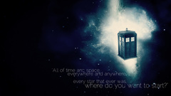 Tardis Typography Doctor Who
