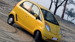 Tata Nano yellow cars