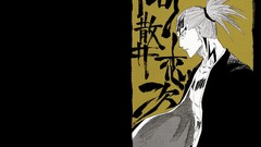 Tattoos bleach ponytails kanji Abarai Renji open shirt