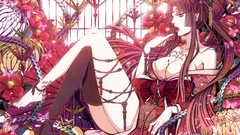 Tattoos boobs dress multicolor