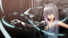 Tattoos cyborgs Anime white