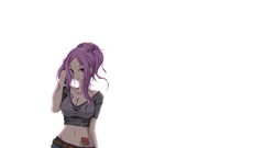 Tattoos pink hair red