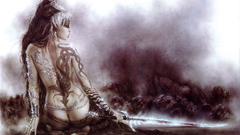 Tattoos woman luis royo