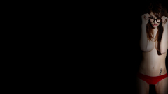 Tattoos woman panties redheads