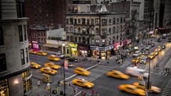 Taxi cityscapes new york city