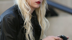 Taylor momsen fishnet stockings