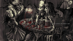 Tea Alice Wonderland grim