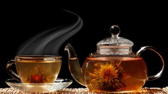 Tea camomile drinks beverages