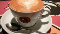 Tea coffee widescreen cappuccino