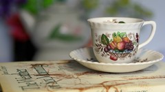 Tea cups drinking healthy