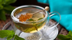 Tea entertainment sugar stick mint drinks