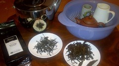 Tea reflections Java yixing teapot gong fu cha oolong