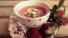 Tea strawberries