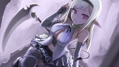 Tea woman Anime scythe