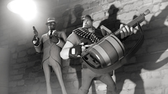 Team fortress 2 monochrome